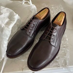 Paul Smith Women’s Derby Loafers in Dark Brown Leather US 6.5 EU 37